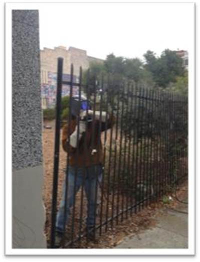 Description: Welding Fence on Harbour Way